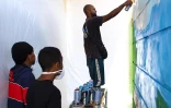 Groupe hospitalier de l'Est : une fresque murale décore les nouveaux locaux de la permanence d'accès aux soins de santé