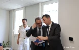 Jean-François Carenco en visite au Kub, à Saint-Denis(Photo SLY Imaz Press)