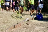 Les opposants à la ZAC de la Savane des Tamarins manifestent pour l'arrêt du chanter [?]