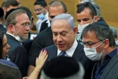 Le Premier ministre israélien sortant Benjamin participe à une session spéciale du Parlement pour élire un nouveau président, à Jérusalem le 2 juin 2021 