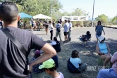 Les opposants à la ZAC de la Savane des Tamarins manifestent pour l'arrêt du chanter [?]