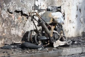 Saint-Denis : une moto prend feu dans la rue de Paris [?]