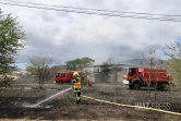 Saint-Paul : incendies en séries à proximité de la quatre voies, la dépendance d'une maison partie en fumée