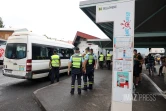 controle gendarmerie à la gare routière de saint-paul