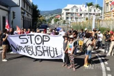 Saint-Denis - Manifestation contre l'opération Wuambushu à Mayotte 