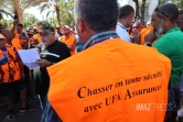 Saint-Denis : les chasseurs de tangues mobilisés devant la préfecture [?]