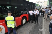 controle gendarmerie à la gare routière de saint-paul