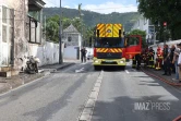 Saint-Denis : une moto prend feu dans la rue de Paris [?]