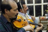 Des musiciens irakiens donnent un concert à Mossoul (Irak), le 6 novembre 2018