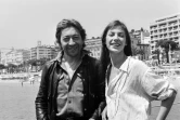 Jane Birkin et Serge Gainsbourg au Festival de Cannes, le 22 mai 1976