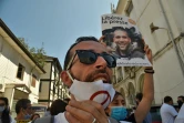 Des manifestent en Algérie réclament la libération du journaliste Khaled Drareni, le 14 septembre 2020 à Alger
