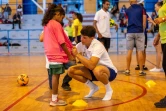 Saint-Denis : moment de partage entre les footballeuses de l'équipe de France et les jeunes réunionnaises