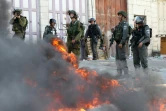 Les forces de sécurité israéliennes le 18 septembre 2015 à Hébron 