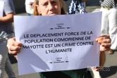 Saint-Denis - Manifestation contre l'opération Wuambushu à Mayotte 