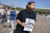 Des manifestants exhortent les autorités danoises de libérer l'activiste Paul Watson à Copenhague,au Danemark le 3 septembre 2024 