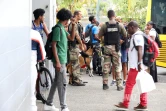 controle gendarmerie à la gare routière de saint-paul