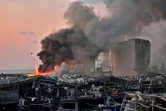 Explosion massive dans le port de Beyrouth, le 4 août 2020 au Liban