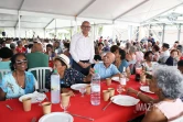 repas des séniors au colosse avec joé bedier 