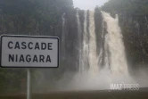 Fortes pluies à la Cascade Niagara (Sainte-Suzanne)