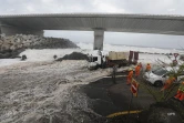 Eliakim la houle sur la route du Littoral cahntier de la NRL