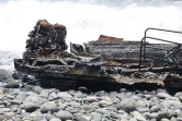 Saint-André : un bateau calciné échoué sur le littoral de Bois-Rouge [?]