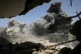 Nuage de fumée après un bombardement israélien à Jabalia, dans le nord de la bande de Gaza, le 1er juin 2025