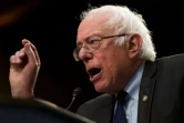Le sénateur du Vermont Bernie Sanders, lors d'une session au Sénat à Washington le 13 septembre 2017