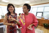 Visite Carole Delga et Huguette Bello 40 ans de La Région