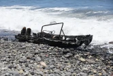 Saint-André : un bateau calciné échoué sur le littoral de Bois-Rouge [?]