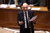 Le ministre de l'Industrie Roland Lescure en séance à l'Assemblée nationale, le 4 avril 2024 à Paris