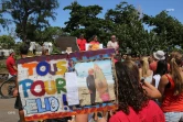 Manifestation contre la crise requins à Saint-Leu