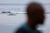 baleineau bloqué dans le lagon 