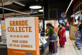 Le Port : collecte de denrées alimentaires pour la Banque alimentaire des Mascareignes