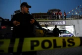 La police turque encercle un parking souterrain à Istanbul dans le cadre de l'enquête sur le meurtre du journaliste saoudien Jamal Khashoggi, le 22 octobre 2018.
