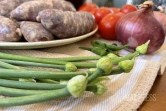 Rosmy vous prépare un rougail saucisses aux fleurs zoignon