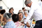 repas des séniors au colosse avec joé bedier 