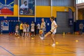 Saint-Denis : moment de partage entre les footballeuses de l'équipe de France et les jeunes réunionnaises