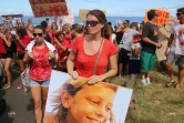 Manifestation contre la crise requins à Saint-Leu