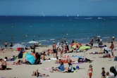 Sur une plage à Cabourg, dans le nord-ouest de la France, le 17 juin 2017