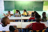 Rentrée scolaire 2018 école élémentaire Eugène Dayot Rivière des Galets, au Port