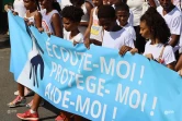 samedi 13 avril 2019 - Rivière des Galets : 300 personnes marchent en blanc contre les violences intrafamiliales