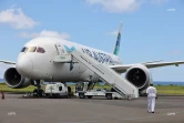 avion boeing 787 air austral présentation évacuations sanitaires aéroport roland garros