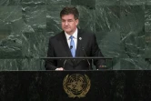 Le président en exercice de l'Assemblée générale de l'ONU, le chef de la diplomatie slovaque, Miroslav Lajcak, le 19 septembre 2017 devant l'Assemblée générale à New York.