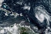 L\'ouragan Irma vu de l\'espace, sur une image fournie le 4 septembre 2017 par la Nasa