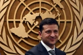 Le président ukrainien  Volodymyr Zelensky à l'ONU à New York le 26 septembre 2019