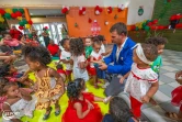 Le Port : le père Noël a rendu visite aux enfants