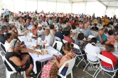 repas des séniors au colosse avec joé bedier 