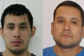 Damien Sanderson (g) et Myles Sanderson, les deux suspects des attaques à l'arme blanche dans la Saskatchewan, au Canada, le 4 septembre 2022