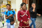 Jessica (au centre), transgenre réfugiée à Santuario en Colombie, le 10 mai 2019