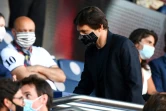 Le directeur sportif du PSG Leonardo lors d'un match amical contre le Celtic Glasgow au Parc des Princes le 21 juillet 2020. 